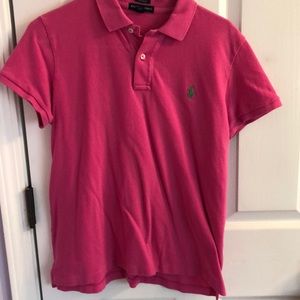 hot pink ralph lauren polo!